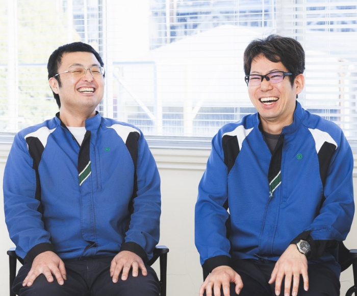 製造オペレーター 小泉 辰浩さん 根岸 智志さん
